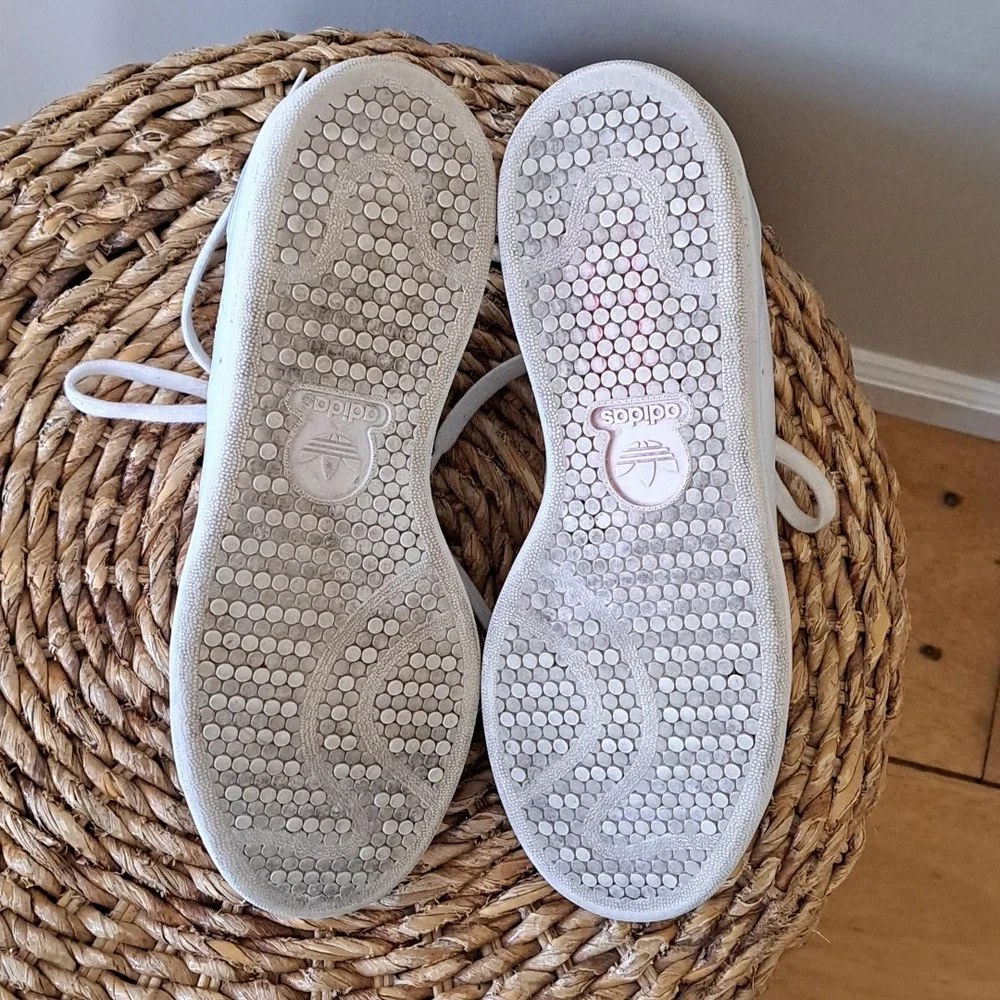 Adidas Womens‎ Stan Smith Classic White Leather Athleisure/Preppy Sneakers 7.5/8